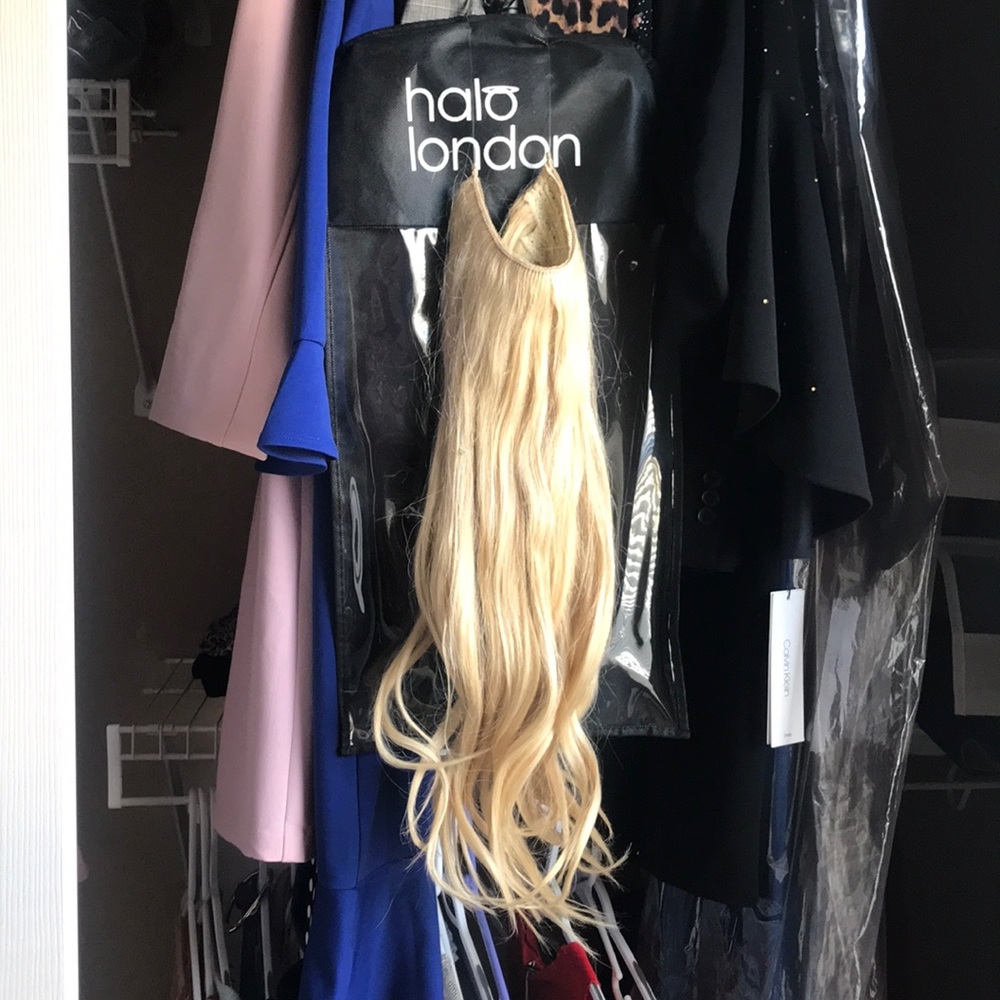 26 inch Blonde HALO London human hair extension